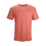 RNLI Courage Coordinates Back Print Mens T-shirt, Orange – S / M