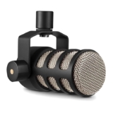 RØDE PodMic Broadcast-quality Dynamic Microphone with Integrated Swing Mount for Podcasting, Streaming, Gaming, and Voice Recording
