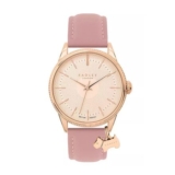 Radley London Lewis Lane Ladies Coin Edge Bezel Vintage Pink Watch