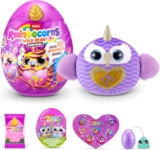 Rainbocorns Wild Heart Surprise (Peacock) by ZURU Collectible Plush Toy with Surprises, Mystery Egg for Girls & Boys Ages 3