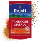Rajah Spices Tandoori Masala Seasoning Tandoori Rub Tandoori Marinade Tandoori Spice Mix (100G) – S&S 76p