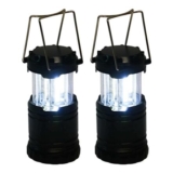 Ram 2-Pack Portable Camping Lantern Battery-Powered LED Light with Hooks