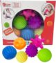 Ram 6 X Multicoloured Textured Sensory Baby Balls Sensory Teething Exploration Balls And Engagement Balls