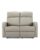 Ramsey Faux Leather Recliner 2 Seater Sofa – Grey