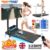 Ramypoket Walking Pad Treadmills for Home Office 9% Incline APP 1-12 km/h 150KG – With Code – Sold by CAIWEN Store