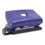 Rapesco PF87S0L1 2-Hole Punch, 12-Sheet, Blue