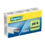 Rapid 26/6mm Staples, Galvanised, up to 20 Sheets, Box 1000