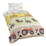 Rapport Home Farm Animals Duvet Cover Set, Single, Multi-Colour