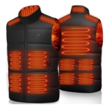 Rasfalo Heated Gilet, Unisex Vest, 15 Zones, 3 Levels, USB