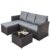 Rattanstar 4 Seater Garden Furniture Set, Outdoor High-Back Sofa Set – All-Weather Patio Furniture – Sold By Rattan Star/FBA