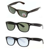 Ray-Ban New Wayfarer Sunglasses Sale 10% Off, e.g Polarised: RB2132 901 58 Black / RB2131 902 58 Havana / Standard from £67.70 W/Code