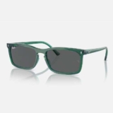Ray-Ban RB4435 Sunglasses 59mm Transparent Green (Free Returns)