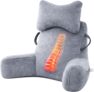 Reading Pillow, Cuddle Cushion with Detachable Neck Roll & Higher Support Arm, Backrest Support Pillow Lumbar Cushion Sofa Back Chair Bed Rest for Reading Relaxing Watching TV ((60-90) x77x40cm)