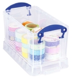 Really Useful Box Plastic Storage 2.1 Litre Clear – Sold & Shipped by Staples UK