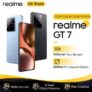 Realme GT7 6.78 Smartphone 12GB512GB ( eSIM / IP69 /telephoto/ Dimensity 9400e / 7000mAh /120W Fast Charge)w/cRealme UK Flagship Store