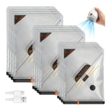 Rechargeable Cordless Pump Vacuum Storage Bags for Travel, 12-Pack