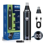Rechargeable Nose Hair Trimmer for Men and Women, IPX7 Waterproof