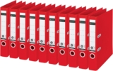 Recycle Colours Lever Arch File A4 50mm Red (Pack of 10) 10190025