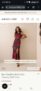 Red Floral Ruched Mesh Tammy Midi Dress