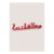 Red Lucky Me Sign