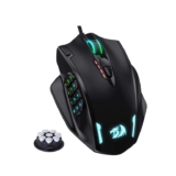Redragon M908 RGB Backlight LED USB Wired Gaming Mouse 18 Programmable Mouse Buttons 12400 DPI – With Code – Sold by Redragon Online Store