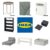 Reduced to Clear E.g., DVALA Fitted sheet, grey-green, Single – Free C&C