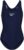 Reebok Adelia Womens Swimsuit One Piece in Blue Womens Swimming Costume with Racerback Straps for Support and Comfort