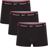 Reebok Redgrave Boxers for Men Pack of 3 Mens Sports Trunks, Breathable & Stretchable Underwear for Men Multipack Boxer Shorts