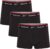 Reebok Redgrave Boxers for Men Pack of 3 Mens Sports Trunks, Breathable & Stretchable Underwear for Men Multipack Boxer Shorts