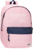 Reebok Sidney school backpack, blue and pink backpack, made of polyester, wide, ergonomic and padded shoulder straps, multiple compartments, by Joumma Bags