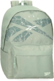 Reebok Trace school backpack, green backpack made of polyester, wide, ergonomic and padded shoulder straps, multiple compartments, by Joumma Bags