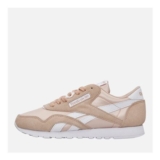 Reebok Womens Classic Nylon Trainers Pink Stucco/Footwear White/Footwear White