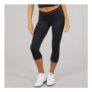 Reebok Womens ID Train Capri Leggings Night Black