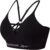Reebok Womens Seamless Sports Bra Womens Sports Bras with Halter Neck Design High Support, Non Wired and Comfortable Bra Available in 4 Size Black, Grey Or White