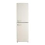 Refurbished electriQ 246L 50/50 Retro Fridge Freezer – Cream