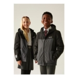 Regatta Black/Grey Beamz Isotex Waterproof Jacket (3-13 Years) 3-4 Yrs