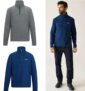 Regatta Mens Thompson Marl Half Zip Fleece Iceberg Grey / or Blue Free Delivery with Free Sign Up – w/Code
