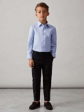 Reiss Soft Blue Slim-Fit Cotton Shirt (Ages 313)