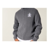 Relaxed Graphic Zip up Jumper