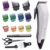 Remington Colour Cut Hair Clippers Kit (Corded, Stainless Steel Self-Sharpening Blades, Comfort Tip Blades (HC5035)- Prime Deal
