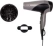 Remington Ionic Dry Hair Dryer Black/Silver 2200 with Diffuser and Cool Shot