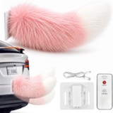Remote Control Electric Car Tail, Wagging Tail for Car, Adorable Cat Tails