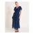 Renata Ruffle Maxi Dress Blue – Size 8 Only