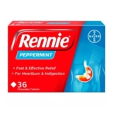 Rennie Peppermint 36 Chewable Tablets