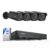 Reolink 4K PoE CCTV Camera System, 8CH NVR with 2TB HDD RLK8-800B4, 4 Pack, Black (w/Voucher) (White £499.99 w/Voucher) – See OP