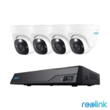 Reolink 8MP 4K UHD NVR PoE AI 8 x Channel / 4 x Dome Security Camera Kit with 2TB HDD