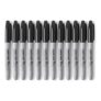 Requisite Needs 12-Pack Smudge-Resistant Fine Point Black Markers