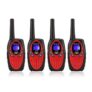 Retevis RT628 Walkie Talkies with VOX, 2 Pack Red