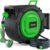 Retractable Garden Hose Reel, 1/2 x 30m2m Wall Mounted Hose Reel with 180 Swivel Bracket,10-Pattern Nozzle, Automatic Slow Return System, Any Length Lock, Hosepipes for Garden, Cleaning