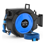 Retractable Hose Reel 30m2m, Wall-Mounted, Auto-Rewind, 10-Pattern Sprayer